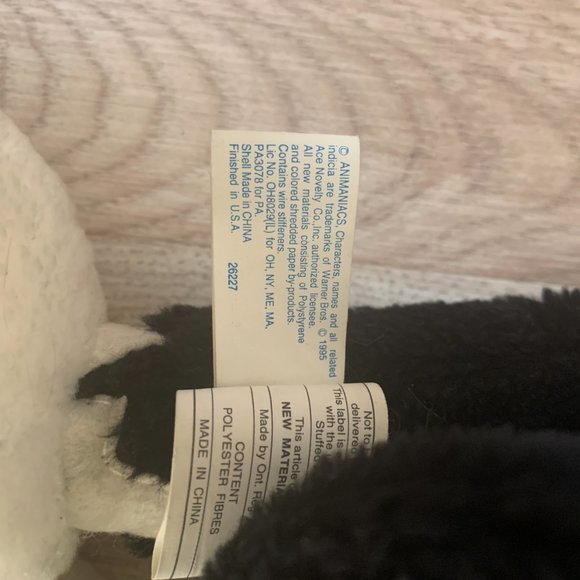 Vintage 90s Animaniacs Wakko Stuffed Animal Warner Bros. Ace Novelty 1995 Plush - Picture 8 of 10